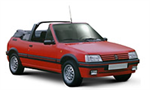 PEUGEOT 205 I кабриолет (741B, 20D)